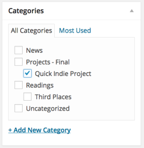 Likewise, when you create your project post, please sure sure to tag it with "Quick Indie Project"